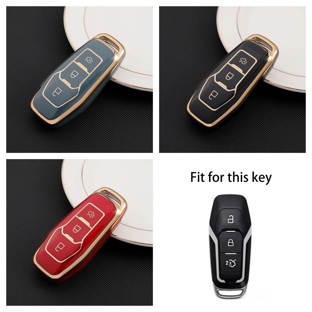Premium TPU Car Key Case Cover - Sleek Protection for Your Vehicle Key Accessories