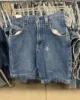 Hip Hop Denim Shorts Summer 2000s Style Chinese Loong Baggy Jeans Gothic Jorts Y2k Retro Blue Men Wide Leg Cargo Gym Shorts 3