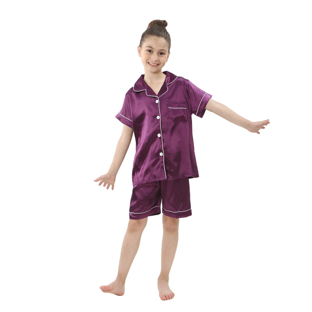 Kids Silk Pajama Set 4