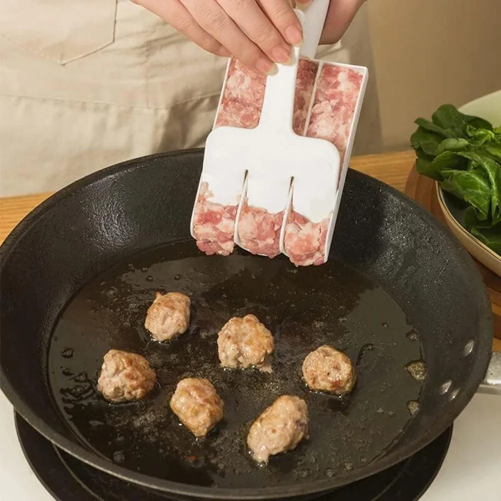 Meatball Maker Kitchen Meatball Maker Set Fried Fish Beaf Meat Making Balls Mold Spoon Tools