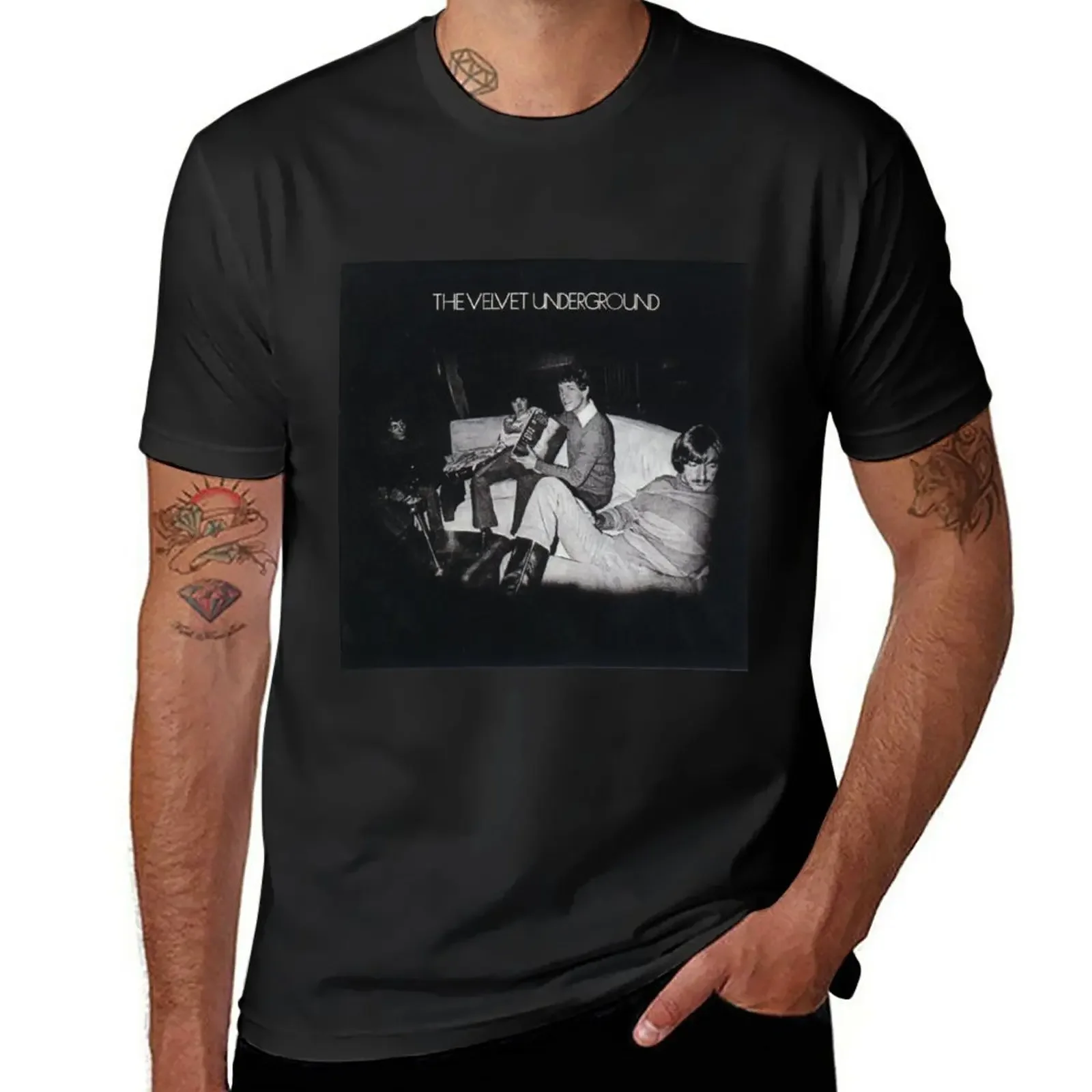 

The Velvet Underground Black and White Album Cover T-Shirt sublime plus size tops tees men t shirts