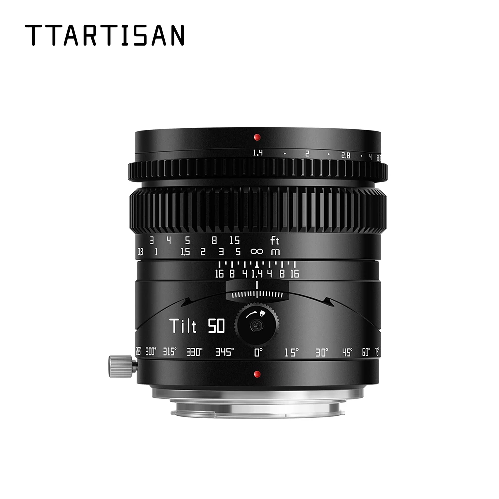 Ttartisan Tilt 50Mm F1.4 Obiettivo Verticale Manuale Full Frame Compatibile Con Fotocamera Mirrorless Sony A7S A7R Panasonic S1 Sigma Fp
