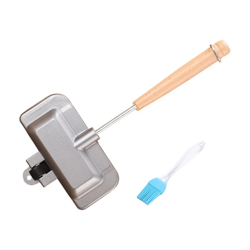 Colazione Sandwich Maker,Sandwich Maker, Tostapane Per Hot Dog, Press Bakeware Padella Antiaderente Pancake Pan Cooker Durevole
