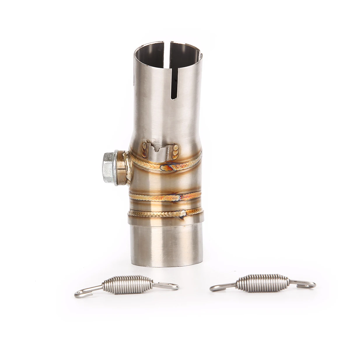 For Kawasaki ER6N Ninja 650F 650R 2012-2016 Exhaust Pipe Middle Connect Link Tube 51MM Muffler Baffler With DB Killer Slip On