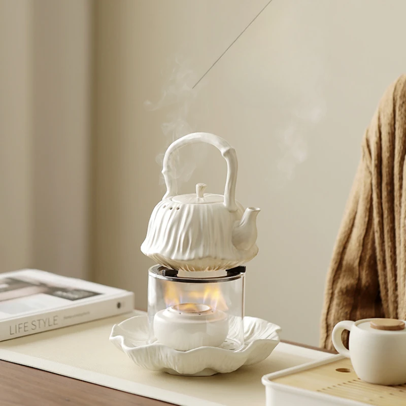 

alcohol tea-making stove surrounds the stove to cook tea. Domestic indoor and outdoor tea-making appliances dryfire ceramic