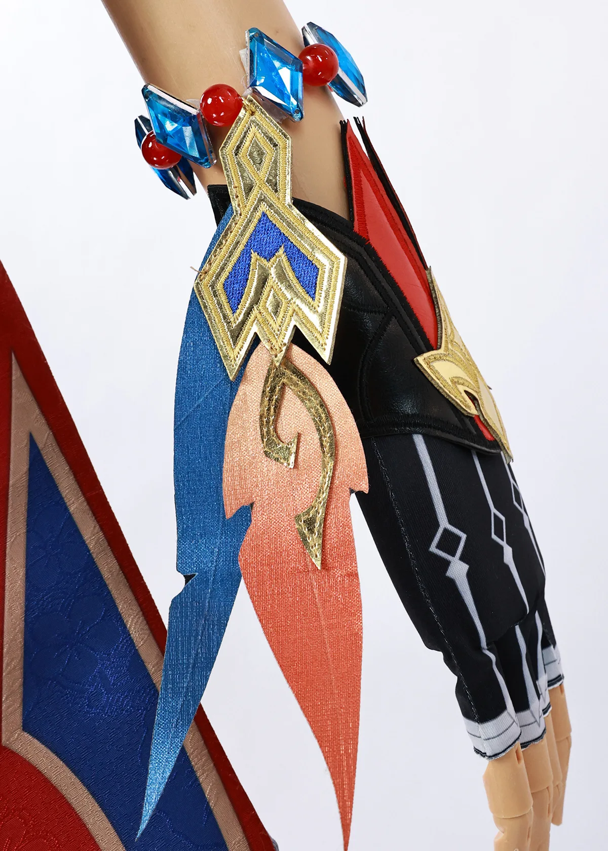 Genshin Impact: Chasca | Fantasy Costume Cosplay Set 63 Fantasy Floral Feather Costume Cosplay
