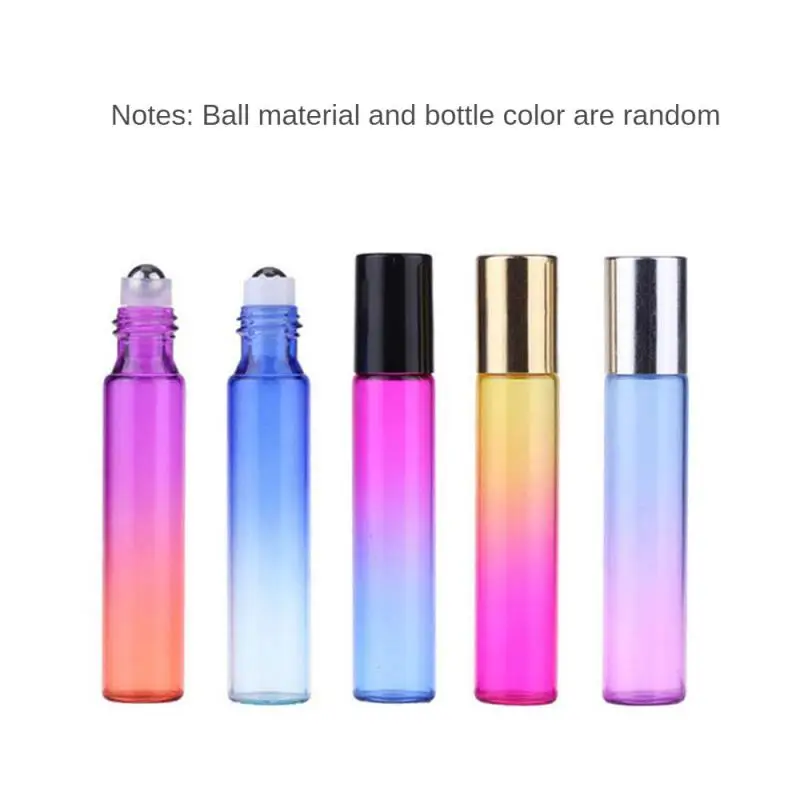 

Gradient Color Glass Essential Oil Bottle Portable Travel Cosmetic Perfume Spray Frosting Glass Refillable Bottle
