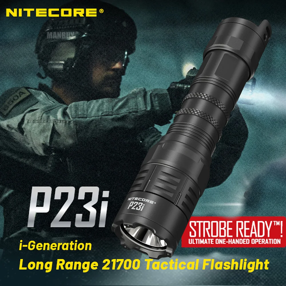 P23i lampe tactique 3000LM rechargeable strobe ready–NITECORE BELUX