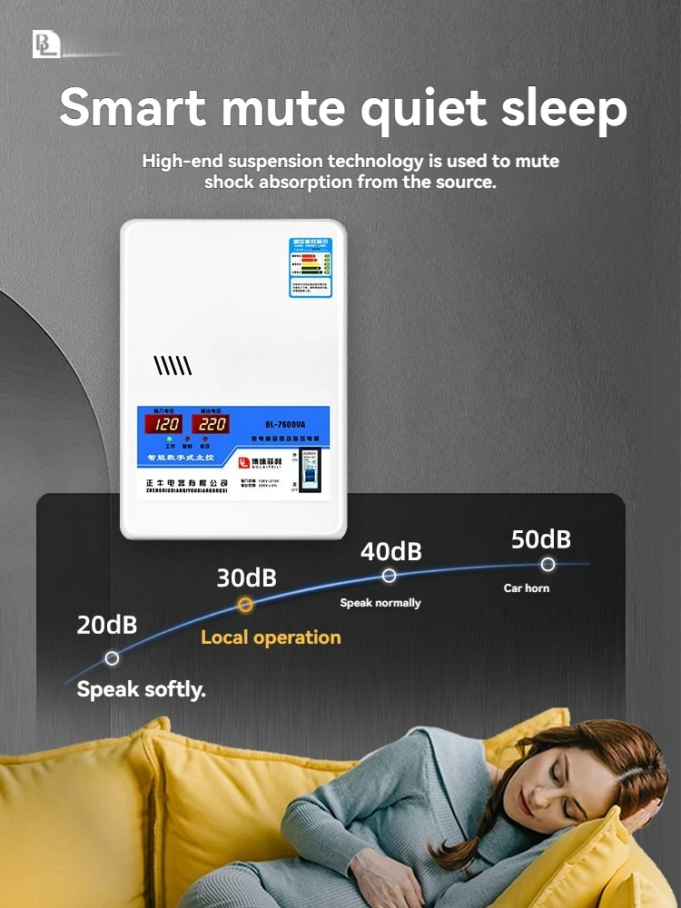 220V 가정용 고출력 16KW 에어컨용 전압 조정기, 완전 자동 상업용 전압 안정기