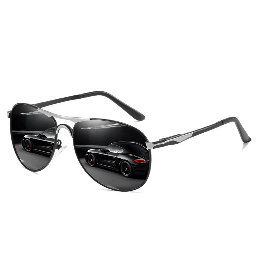 Premium Oversized Metal Aviator Sunglasses - Unisex Fashion Eyewear