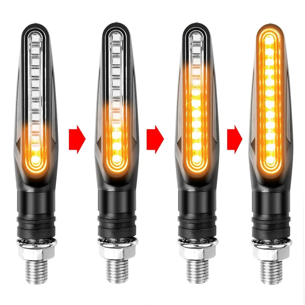 Motorcycle Led Lights motorcycle led lights Turn Signals Directional Indicators Flashing Rear Tail Brake Flasher Light Stop Signal Light Motorcycle DRL Lamp