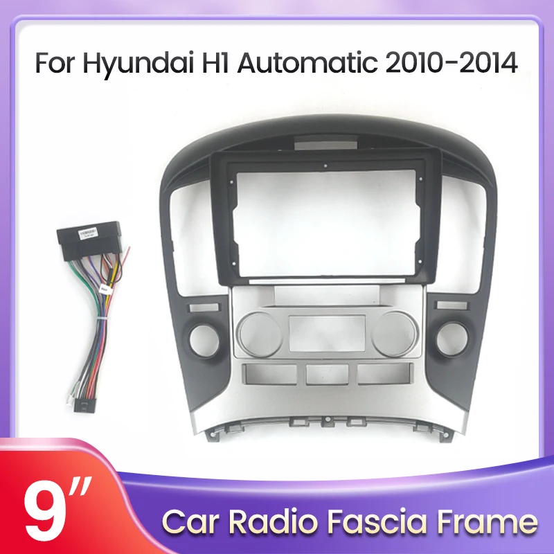 

9 Inch Car Stereo Navigation GPS Multimedia Radio For Hyundai H1 Automatic 2010-2014 Dash Mount Installation Trim Panel Kits