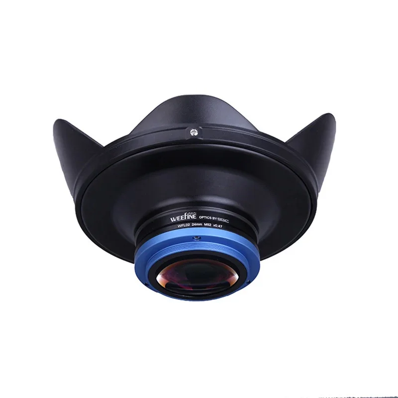 위파인 WFL02 WFL02X 스쿠버 다이빙 어안 와이드 앵글 렌즈 M67-24mm M52-24mm 나사형 TG 카메라 하우징 케이스 수중 촬영