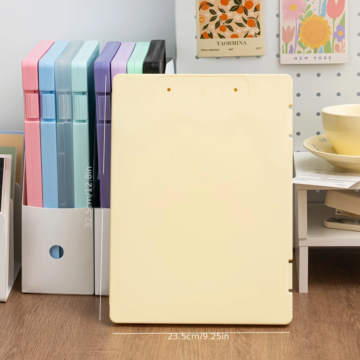 Clear Plastic A4 Document Folder-Multi-Purpose Storage Box for Home, Office, Or School-Organize Papers, Books, And Test Pape