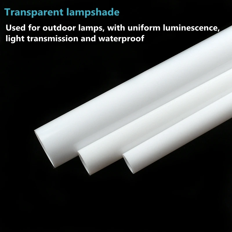 OD 16~70mm White Acrylic Tube Aquarium Fish Tank Supplies water Plexiglass Pipe Home Garden lampshade Fittings Holder Case DIY 3
