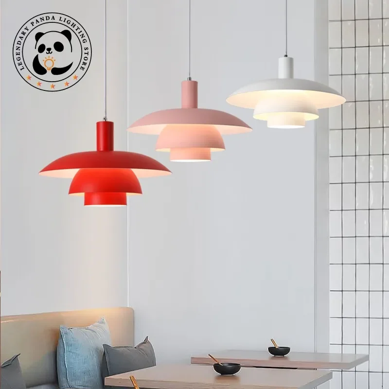 

Nordic LED Pendant Lights Home Decor Multicolor Umbrella Hanging Chandelier Living Dining Room Restaurant Lustre Lamps Aesthetic