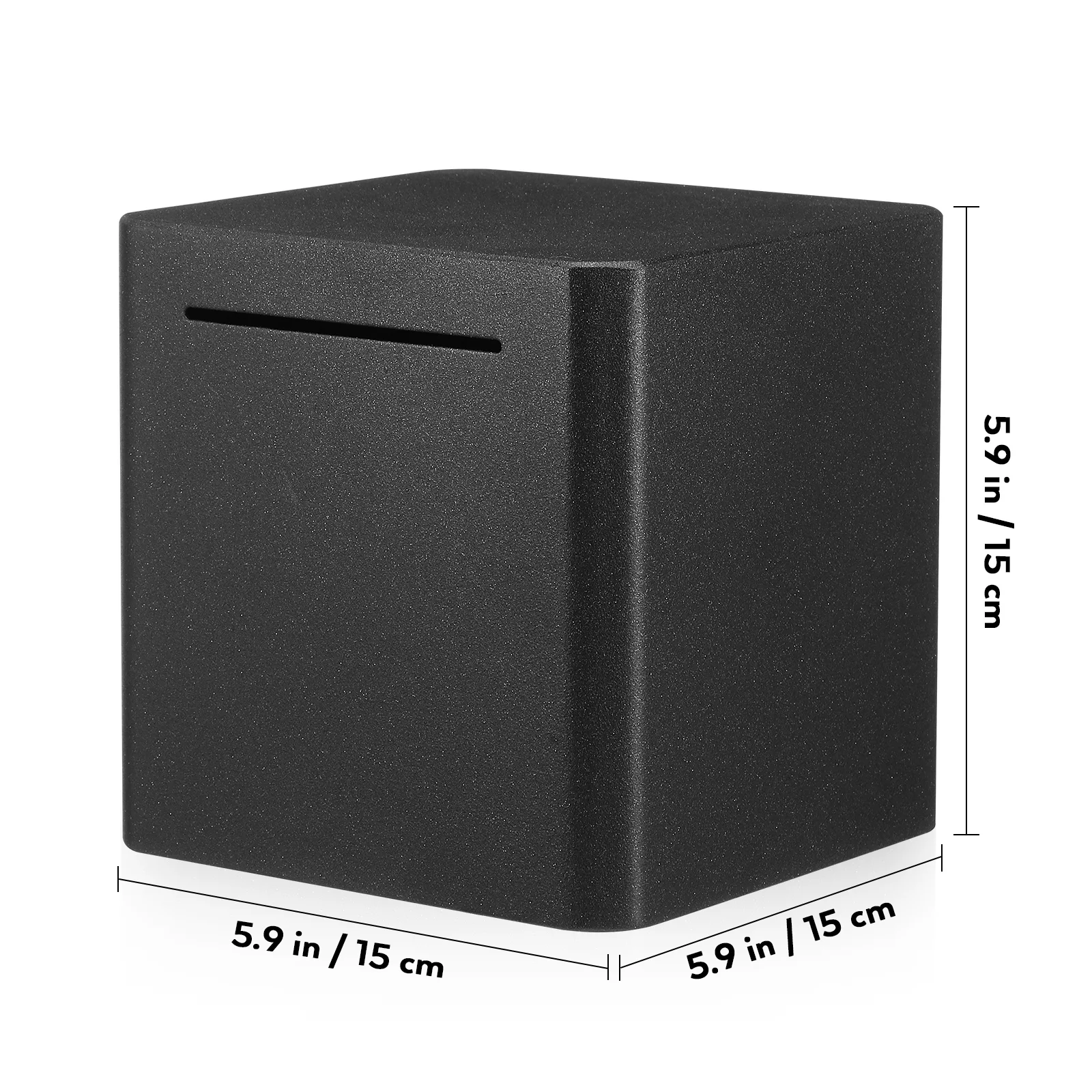 Stainless Steel Money Box Metal Saving Bank Piggy Adult For Bills Break To Open Kids 4