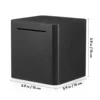 Stainless Steel Money Box Metal Saving Bank Piggy Adult For Bills Break To Open Kids 4