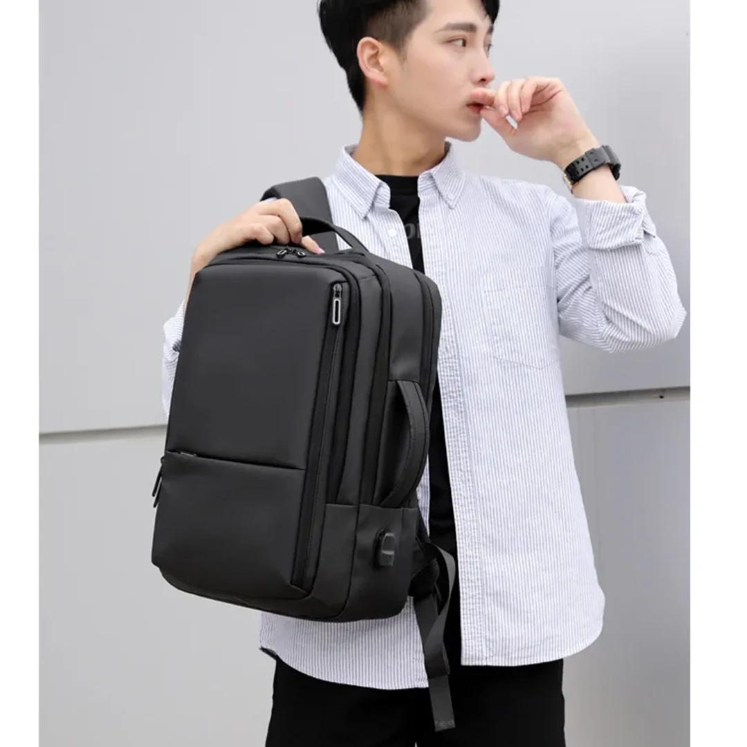 2024 Xiaomi Urban City Men Business Backpack 16inch Laptop Bag With USB Fast Charging Cable Travel Backpacks Black
