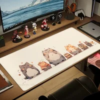 1pc Cute Cat Panda Mouse Pad Desk Mat With Pad Gaming Accessories Prime Gaming XXL Keyboard Pad Padding Mat 2