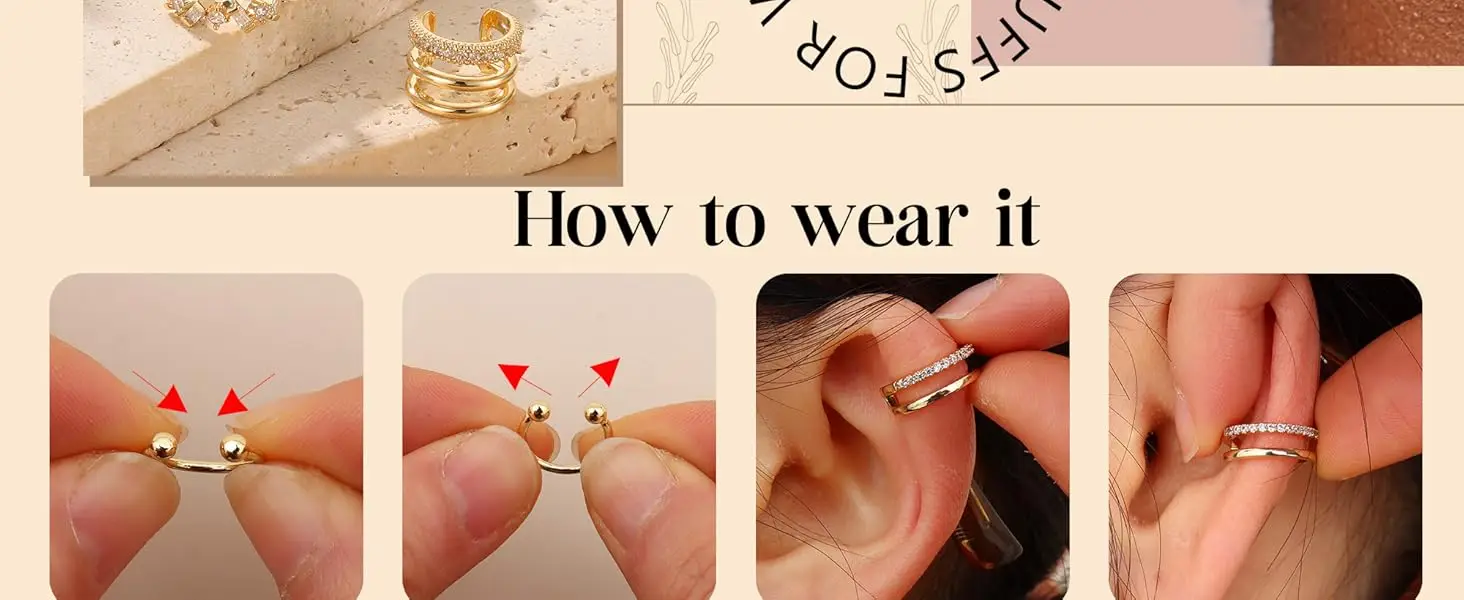 ear cuff earrings for women