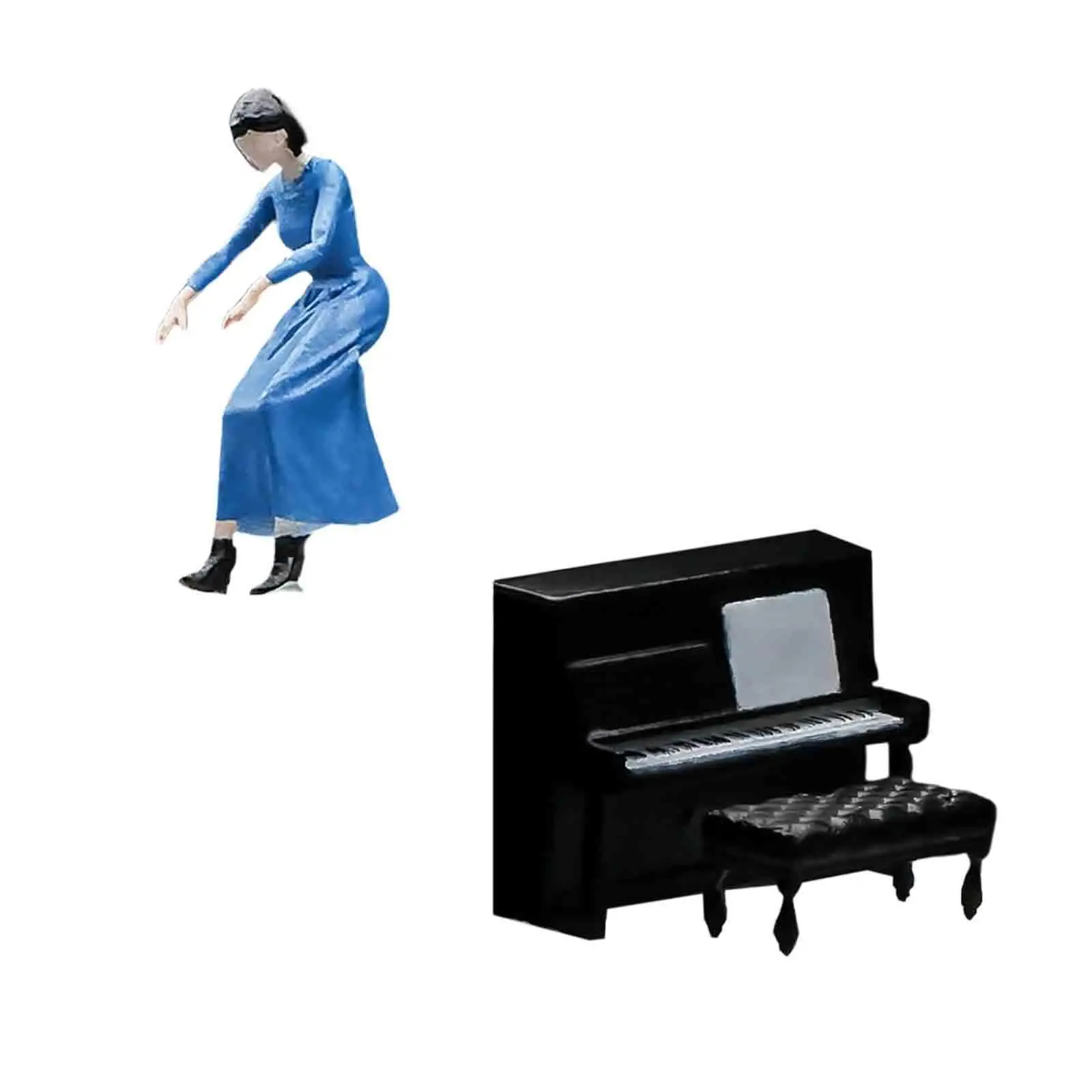 

Minature Doll Romantic Gift Birthday Cake Decoration Micro Landscape Miniature Dollhouse Scene Prop for Dollhouse Living Room