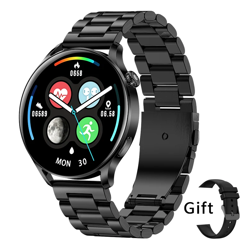 2022 New Smart watch Men Full touch Screen Sports fitness watch Bluetooth is Suitable For Android ios Bluetooth Call Smart watch 