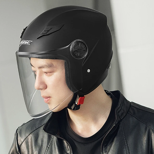 Motorcycle Half Helmets With Face Shield