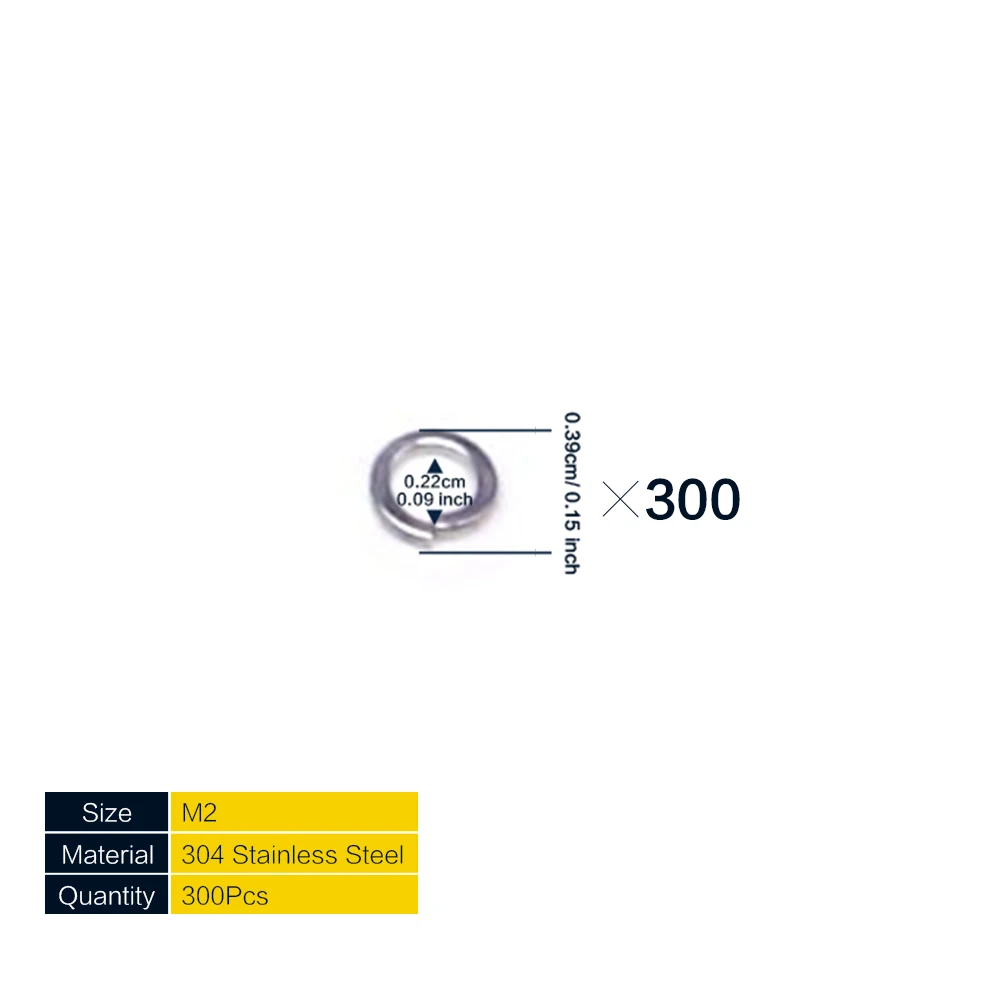 100-600pcs, Split Lock Washer, Stainless Steel Spring Lock Washers (304), M2/ M2.5/ m3/ m4/ m5/ m6/ m8/ m10