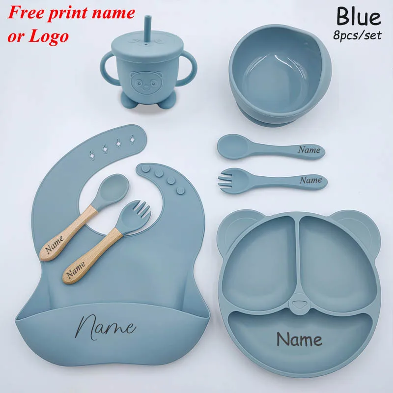 Blue 8 Pcs