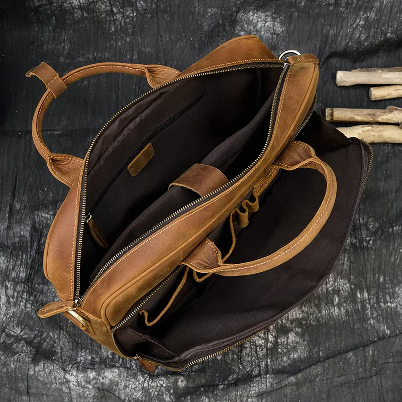 Laptop Bag 17 - Premium Leather (No. 1)