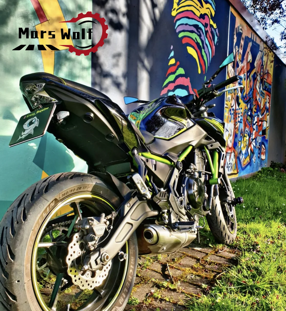 For KAWASAKI Z650 Z 650 ninja 2018 - 2020 Motorcycle FootPeg Footrest Rear Set Heel Plate Guard Protector Foot Pedal Accessories