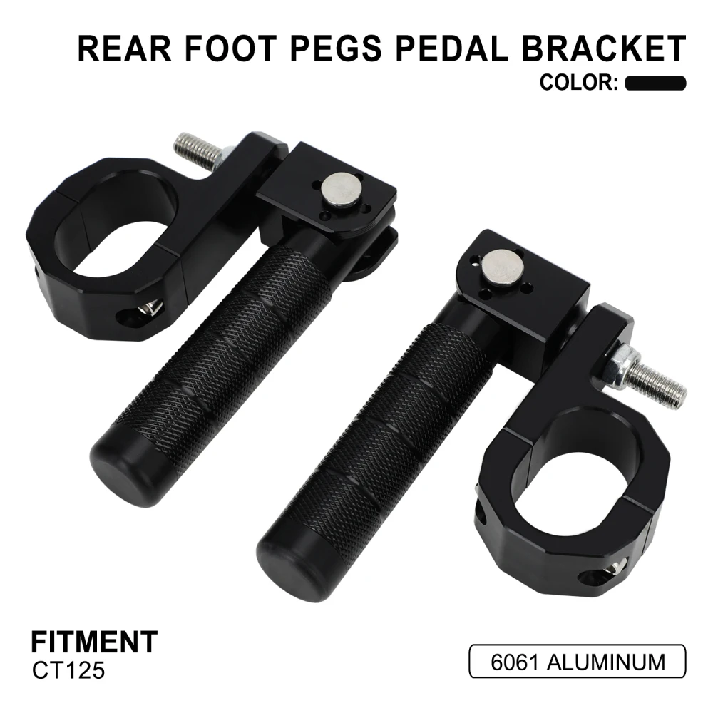 

For Honda CT125 HONDA CT 125 Rear Foot Pegs Pedal Bracket 6061 Aluminum Quality Anodized Firm Lighter Motorcycle Parts Brand New