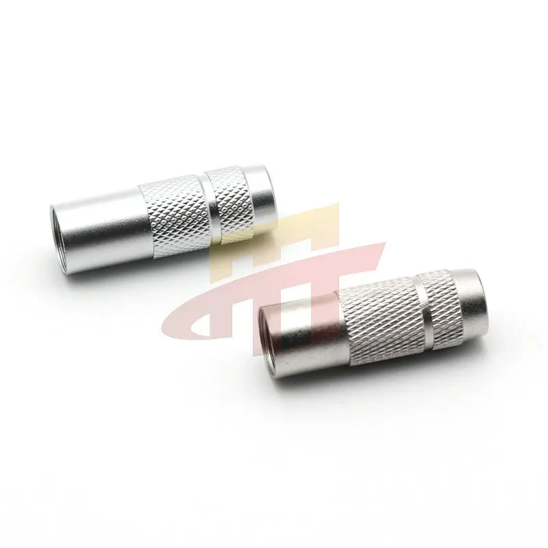 Prata e Preto Shell Universal Balanced Plug 2.5 mm 3.5 mm 4.4 mm M7.5×0.5 50 Pcs