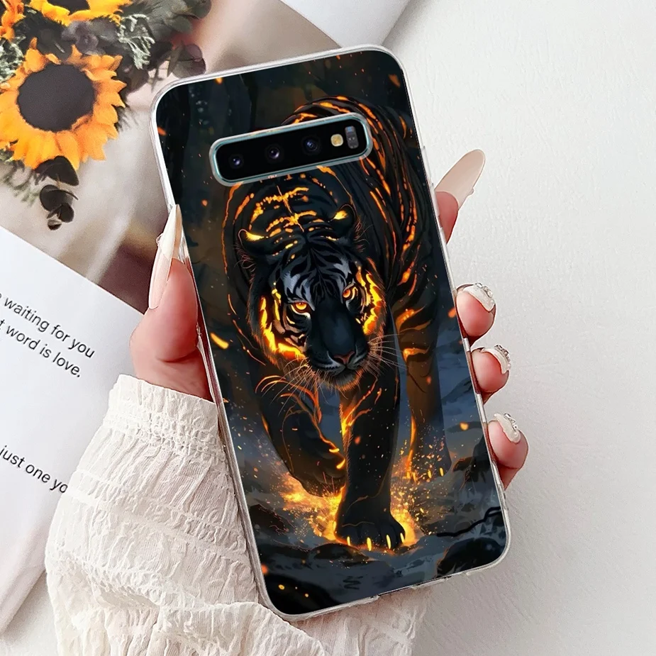 Cute Cat Luxury Painted Soft Silicone Phone Case Cover