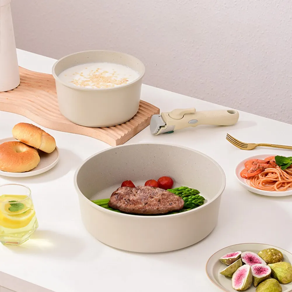 Non-stick Cookware Set 1PC Detachable Medical Stone Composite Bottom