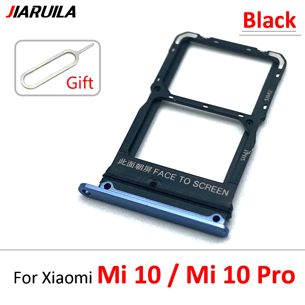 Tiroir SIM Pour Xiaomi Mi 10T Pro 5G - Tiroir à Carte SIM Couleur Argent - Neuf Origine
