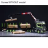 New Toucan DIY 6X6 Metal Chassis 1/14 770S RC Tractor Truck Hydraulic Crane Logging Trailer Painted Finished Car Machine Vehicle 4