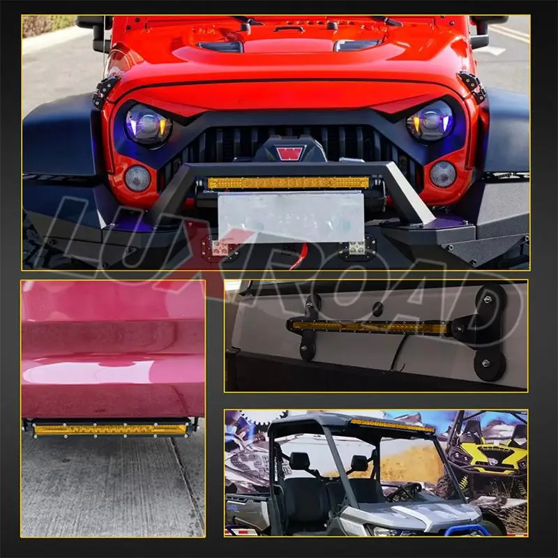   Ϲ ATV  LED Ʈ ,   ÷ ޺  ۾ , ε 4x4 LED , 10 ġ, 20 ġ, 30 ġ, 12V, 24V