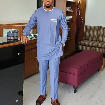 Kabiru Embroidered Dashiki Outfit