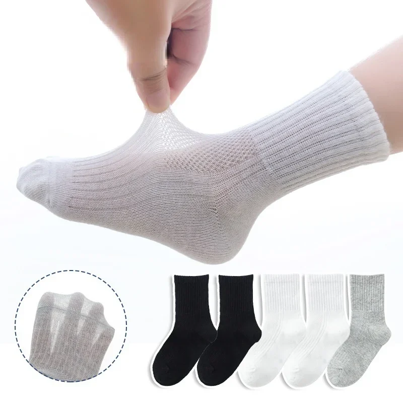 Kids Socks 5 Pairs/ Lot kids sock Soft Breathable Cotton School Socks Girls Boys Casual Sports Children's Socks