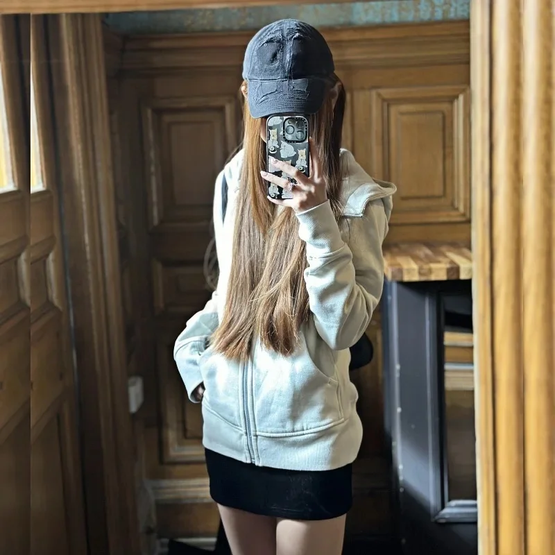 Light gray-Spring and Autumn [Tmall TikTok quality]]