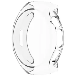 Durable Soft TPU Case & Screen Protector for Huawei Watch 5 - Flexible Protective Shell Accessory (Transparent)