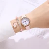Personalized Cat Pu Leather Children's watch 3 Colors Cartoon Wristwatch For Student Girls Gift With Bracelet 6
