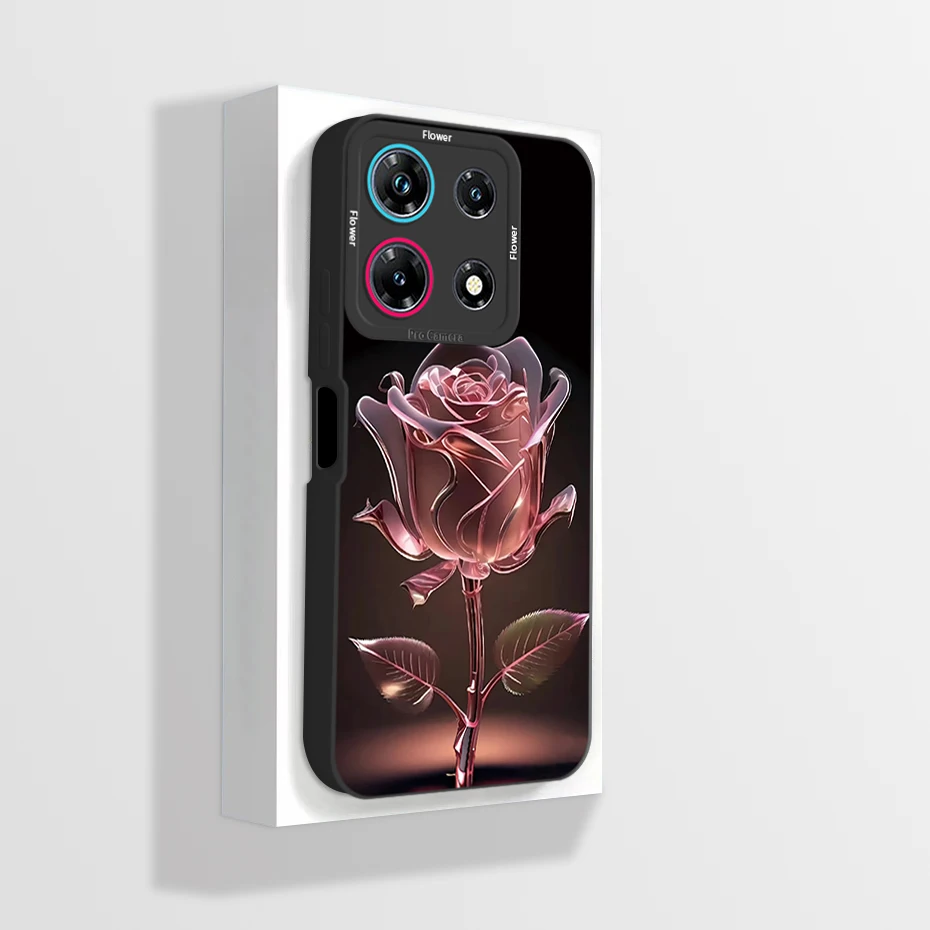 Art Liquid Silicone Phone Case with Camera Protection - Premium Back Cover