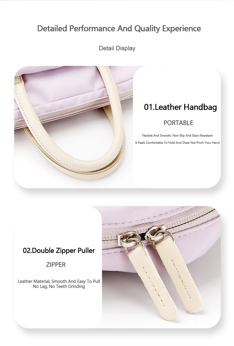 Laptop-Hülle Tasche Tasche für 13,3 14 15,6 Zoll MacBook Air Pro 16 PS Huawei Lenovo Dell Notebook Fall Schulter Handtasche Aktentaschen – Detail 18