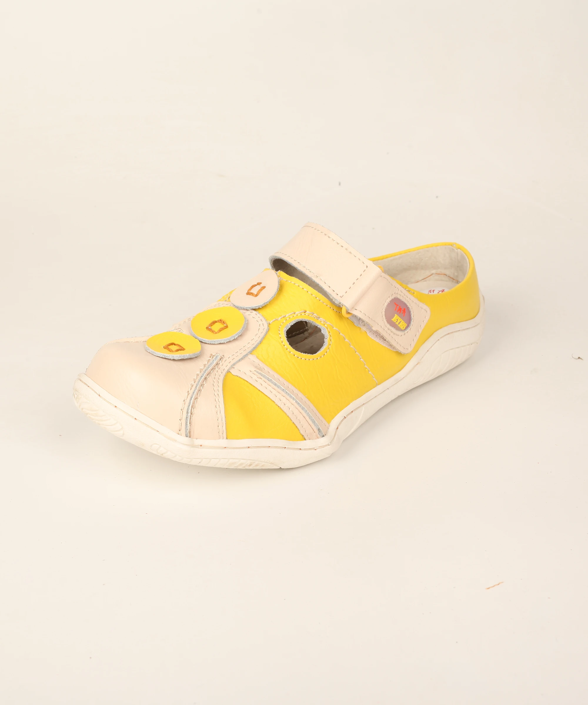 

Summer New Women's Minimalist Color Blocking Half-pack Heeled Sandals