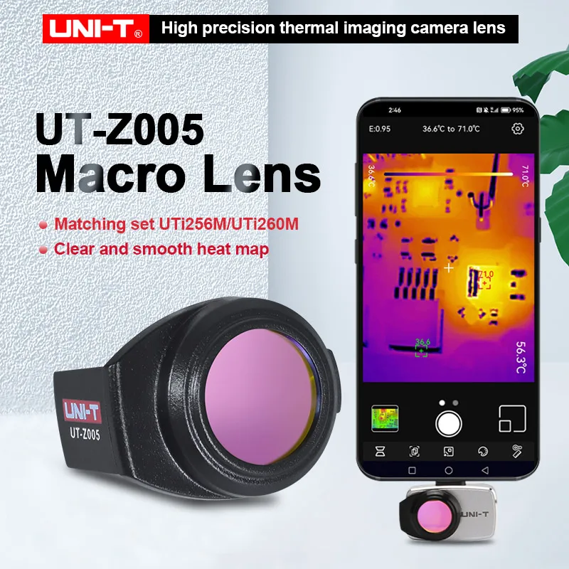 

UNI-T UT-Z005 HD High Definition Micro Lens for UTi256M/UTi260M Infrared Thermal Imager