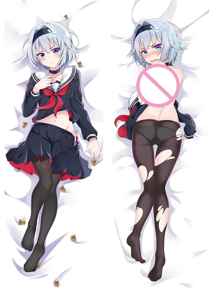 

Anime Cosplay The Ryuo's Work Is Never Done Sora Ginko Pillow Case Dakimakura Hugging Body Bedding Decor Pillowcase