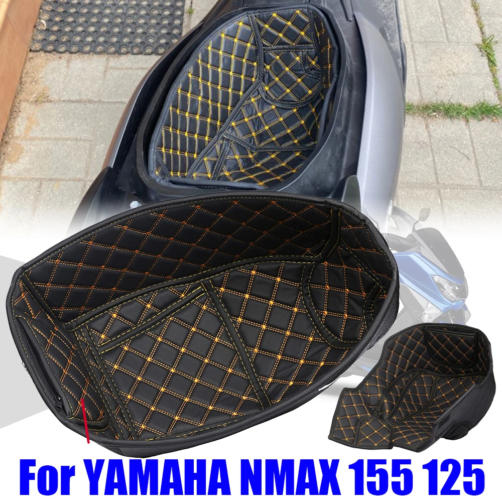 Motorcycle Seat Storage Box Liner Luggage Trunk Inner Pad For Yamaha NMAX 155 125 N-MAX NMAX155 NMAX125 2015-2019 Accessories